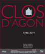 Clos d'Agon Emporda Tinto 2014  Front Label