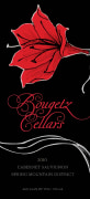 Bougetz Cellars Amaryllis Cabernet Sauvignon 2010  Front Label
