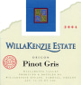WillaKenzie Estate Estate Grown Pinot Gris 2004  Front Label
