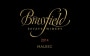 Brassfield Volcano Ridge Vineyard Malbec 2014  Front Label