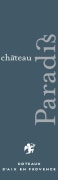 Chateau Paradis Coteaux d'Aix-en-Provence Blanc 2020  Front Label