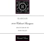 Ramian Estate Gratitude of Six Vineyard Cabernet Sauvignon 2012  Front Label
