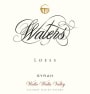 Waters Loess Vineyard Syrah 2008 Front Label