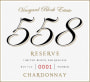 Vineyard Block Estate Block 558 Reserve Chardonnay 2015  Front Label