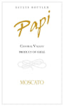Papi Moscato 2017  Front Label