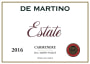 De Martino Estate Carmenere 2016  Front Label