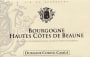 Domaine Cornu-Camus Bourgogne Hautes-Cotes de Beaune 2015  Front Label