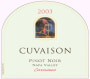 Cuvaison Carneros Pinot Noir 2003  Front Label