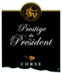 Union de Vignerons de l'Ile de Beaute Vin de Corse Prestige du President Rouge 2016  Front Label