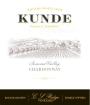 Kunde C.S. Ridge Vineyard Chardonnay 2015  Front Label