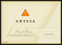 Artesa Artisan Series Carneros Pinot Noir 2012  Front Label