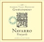 Navarro Anderson Valley Estate Gewurztraminer 2016  Front Label