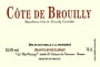 Domaine Jean-Claude Lapalu Cote de Brouilly 2015 Front Label