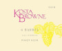 Kosta Browne 4 Barrel Pinot Noir 2018  Front Label