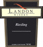 Landon Winery Riesling 2010  Front Label