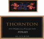 Thornton Winery Syrah 2013  Front Label
