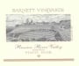 Barnett Vineyards Pinot Noir 2013  Front Label