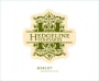 Hedgeline Vineyards Merlot 2014  Front Label