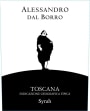 Il Borro Alessandro dal Borro Syrah 2016  Front Label