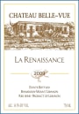 Chateau Belle-Vue (Lebanon) La Renaissance Red 2009  Front Label