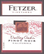 Fetzer Valley Oaks Pinot Noir 2006  Front Label