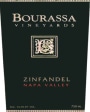 Bourassa Vineyards Zinfandel 2013  Front Label