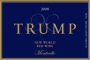 Trump Winery New World Red 2008 Front Label