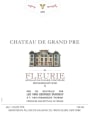 Duboeuf Fleurie Chateau de Grand Pre 2009 Front Label