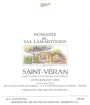 Duboeuf Saint-Veran Domaine du Val Lamartinien 2007 Front Label