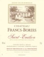 Chateau Francs-Bories Saint-Emilion Bordeaux 2015  Front Label
