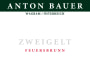 Anton Bauer Zweigelt 2017  Front Label