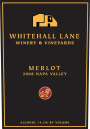 Whitehall Lane Napa Valley Merlot 2008  Front Label
