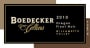 Boedecker Cellars Pinot Noir 2010 Front Label