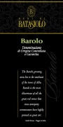Beni di Batasiolo Barolo 2012  Front Label