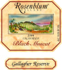 Rosenblum Cellars Gallagher Reserve Black Muscat 2004  Front Label