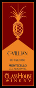 Glass House Winery C-Villian Monticello 2016  Front Label