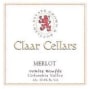 Claar Cellars White Bluffs Merlot 2003  Front Label