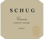 Schug Carneros Pinot Noir (375ML half-bottle) 2021  Front Label