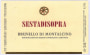 Sesta di Sopra Brunello di Montalcino 2015  Front Label