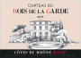 Vignobles Mousset-Barrot Chateau du Bois de la Garde Cotes du Rhone 2016  Front Label