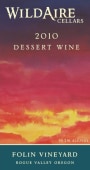 WildAire Folin Vineyard Dessert Wine 2010  Front Label