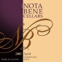 Nota Bene Cellars Syrah 2005  Front Label