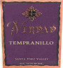Verdad Santa Ynez Valley Tempranillo 2005  Front Label