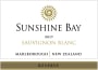 Sunshine Bay Wines Marlborough Sauvignon Blanc 2017  Front Label