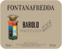 Fontanafredda Barolo 2015  Front Label