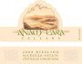 Anam Cara Nicholas Estate Riesling 2008  Front Label