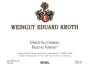 Weingut Eduard Kroth Merler Klosterberg Kabinett Riesling 2015  Front Label