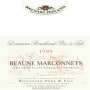 Bouchard Pere & Fils Beaune Marconnets Premier Cru 1999  Front Label