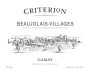 Criterion Beaujolais Villages Gamay 2018  Front Label