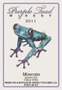 Purple Toad Winery Moscato 2011 Front Label